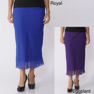 Jody California Womens Long Chiffon Skirt  ™ Shopping