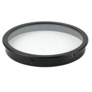 Kichler 9534BK Outdoor Light, Original Accessory Lens Fixture   Black Material (Not Painted)