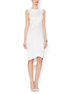 Embroidered Asymmetrical Hem Dress by Narciso Rodriguez