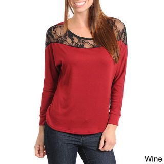 Stanzino Womens Lace Detailed Long Sleeve Top  ™ Shopping