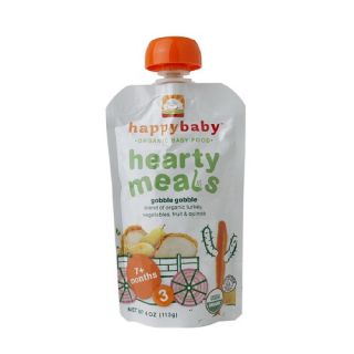 Happy Baby Organic Baby Food  Stage 3 / Meals, 7+ months, Gobble Gobble