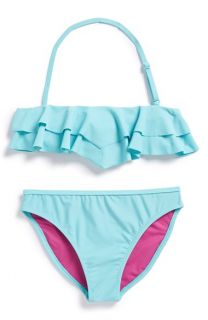Jessica Simpson Ruffle Two Piece Bikini Swimsuit (Big Girls)