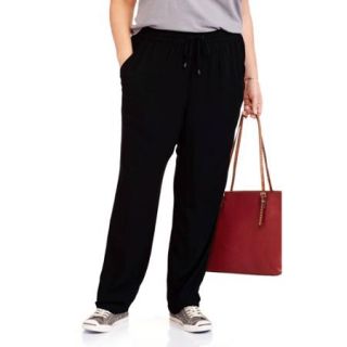 Faded Glory Women's Plus Size Tapered Soft Pants