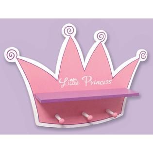Trend Lab Pink Star Princess Tiara Shelf   Baby   Nursery Decor