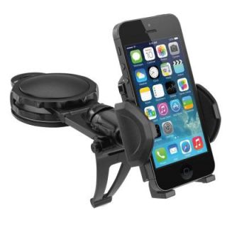 Macally Universal Fully Adjustable Car Dash Mount for Smartphones Android and GPS Rotatable Grips Expands and Adheres DMOUNT