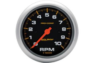 AutoMeter 5161   Range 0   10,000 RPM 3 3/8"   In Dash Mount Tachometer   Gauges