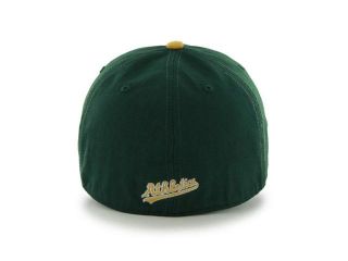 Oakland Athletics 47 Brand Franchise Green Yellow White Logo Home Hat Cap (L) 
