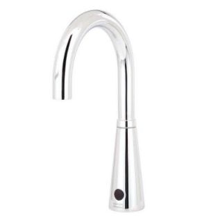 American Standard Selectronic DC Powered Single Hole Touchless Bathroom Faucet with 6 in. Gooseneck Spout in Polished Chrome 6055.163.002