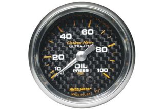 AutoMeter 4721   Range 0   100 PSI, full sweep/mechanical Oil Pressure   2 1/16" Pressure   Gauges