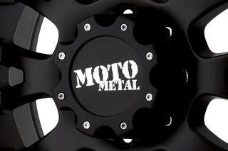 Moto Metal MO95678088718   8 x 180mm Bolt Pattern Black 17" x 8" MO956 Matte Black Machined Wheels   Alloy Wheels & Rims