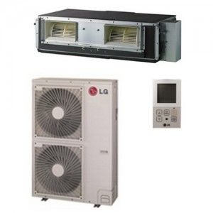 LG LH247HV Ductless Air Conditioning, 17 SEER Single Zone Ceiling Concealed Split System w/Heat Pump   24,000 BTU