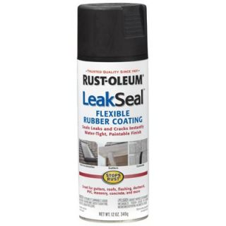 Rust oleum LeakSeal Spray Coating, Black, 12 oz. Model# 265494