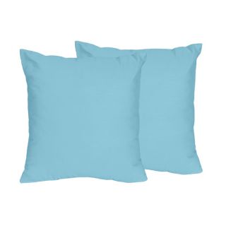Sweet Jojo Designs Turquoise Throw Pillows (Set of 2)   16419044