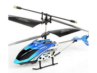 GPTOYS M310 3Channel IR Remote Control Helicopter Mini Metal Gyro RTF RC Toys in uk u4 outdoor game Blue Classic Syma s107 style 
