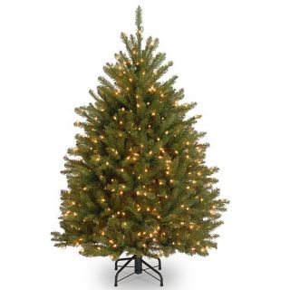 4.5 ft. Dunhill Fir Tree with Clear Lights    National Tree Company