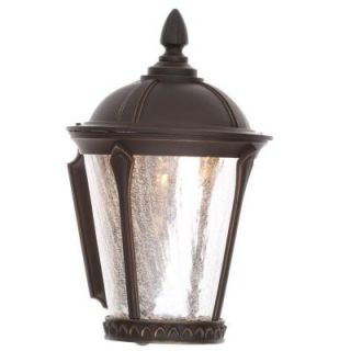 Home Decorators Collection Cottrell Aged Bronze Patina Outdoor LED Powered Wall Lantern HB7051PA 246