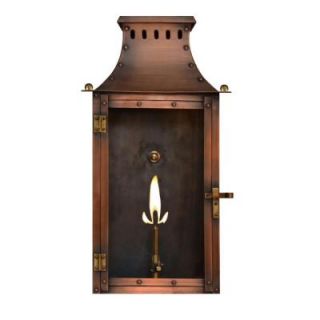 Filament Design Burkley 16 in. Antique Copper Propane Outdoor Wall Lantern YK 16 PT