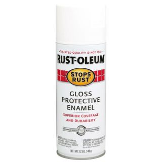Rust Oleum Stops Rust White Rust Resistant Enamel Spray Paint (Actual Net Contents 15 oz)