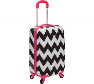Rockland 20 Polycarbonate Carry On F191   Pink Chevron