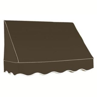 AWNTECH 18 ft. San Francisco Window Awning (44 in. H x 24 in. D) in Brown CF32 18BRN