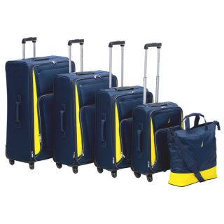 Nautica Weatherboard 5 piece Expandable Spinner Luggage Set   17624291