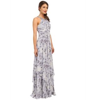 Donna Morgan Beaded Neck Gown Printed, Clothing