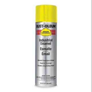 RUST OLEUM V2143838 Spray Paint, Safety Yellow, 15 oz.