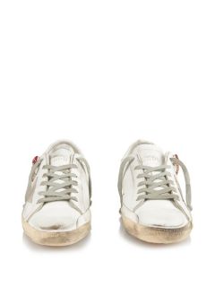Super Star crystal embellished leather trainers  Golden Goose Deluxe Brand US
