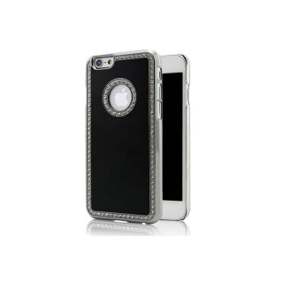 iPM Luxury Aluminum Brushed Hard Case with Rhinestones for iPhone 6