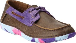 Infants/Toddlers Ariat Caldwell   Vintage Bomber/Purple Shimmer Leather