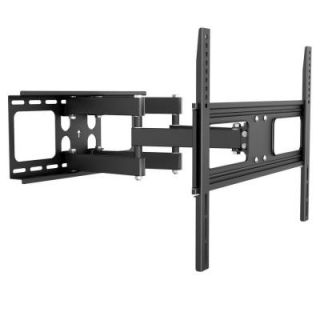 Inland Full Motion Dual Arm TV Wall Mount for 37 in.   80 in. Flat Panel TV's with 20 Degree Tilt, 132 lb. Load Capacity 05334