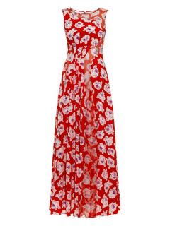 Floral print silk gown  Nina Ricci US