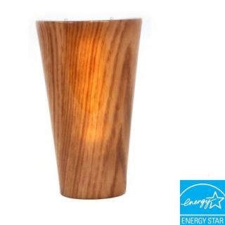 It's Exciting Lighting Vivid Series Cherrywood Style Indoor/Outdoor Battery Operated 5 LED Wall Sconce IEL 2617G