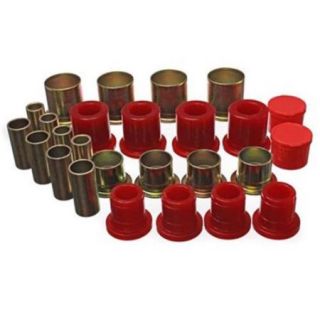 ENERGY SUSPN 33161R Control Arm Bushing Set, Front   Red   Chevrolet, GMC