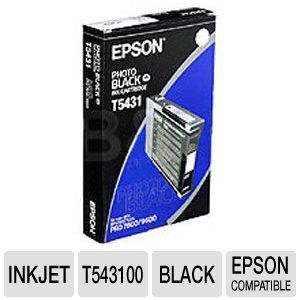 Epson UltraChrome   110 ml   black   original   print cartridge (photo)   for Stylus Pro 4000, Pro 4000 C4, Pro 4000 C8, Pro 4400, Pro 7600, Pro (T543100)