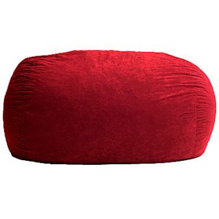 6 Extra Large Suede Fuf Beanbag Chair