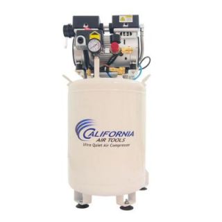 California Air Tools 10 Gal. 1.0 HP Ultra Quiet and Oil Free Industrial Stationary Electric Air Compressor with Air Drying System 10010LFDC