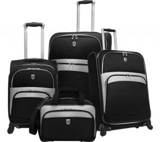 Beverly Hills Country Club 4 piece Expandable Spinner Luggage Set