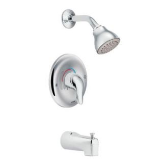 MOEN Chateau Posi Temp Single Handle 1 Spray Tub and Shower Faucet in Chrome L2353