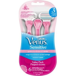 Gillette Venus Sensitive Disposable Women's Razor 6 Count
