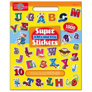 ABCs and 123s Super Stickers Book