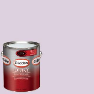 Glidden DUO Martha Stewart Living 1 gal. #MSL176 01F Cotton Candy Flat Interior Paint with Primer DISCONTINUED MSL176 01F