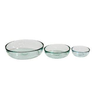 San Miguel Recycled Glass Bowls   Set of 3