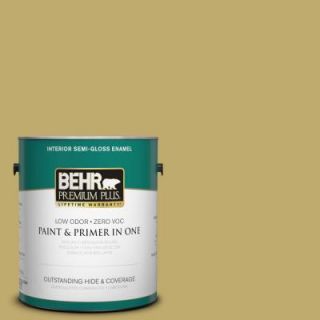 BEHR Premium Plus 1 gal. #M310 5 Chilled Wine Semi Gloss Enamel Interior Paint 330001