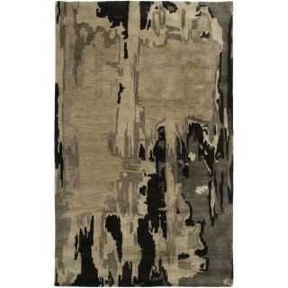 Meridian Rugmakers Jersey Hand Tufted Brown Area Rug