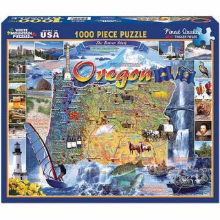 White Mountain Puzzles 1000 Piece Jigsaw Puzzle, Oregon State