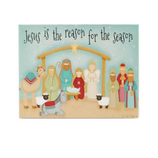 LED Jesus is Reason Nativity Wall Box Sign by Blossom Bucket