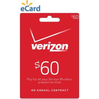  Verizon $60 Refill Card