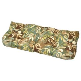 Hampton Bay Seabreeze Tropical Tufted Outdoor Bench Cushion 7426 01221400