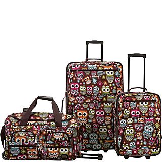 Rockland Luggage Spectra 3 Piece Luggage Set